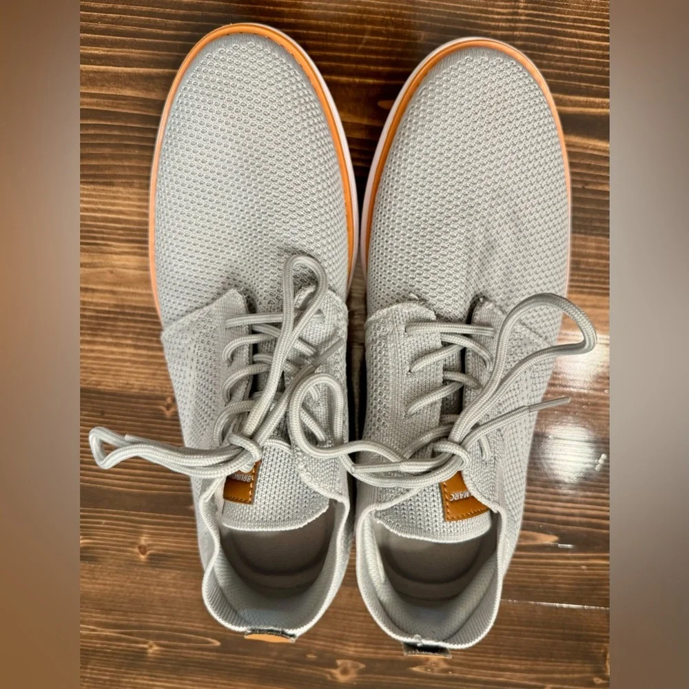 NWOB Bruno Marc Grand 01 Men's Light Gray Knit‎ Oxfords